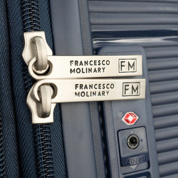 Изображение товара Чемодан на колесах Francesco Molinary 344-209/3-20DNV (темно-синий)