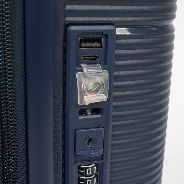 Изображение товара Чемодан на колесах Francesco Molinary 344-209/3-20DNV (темно-синий)