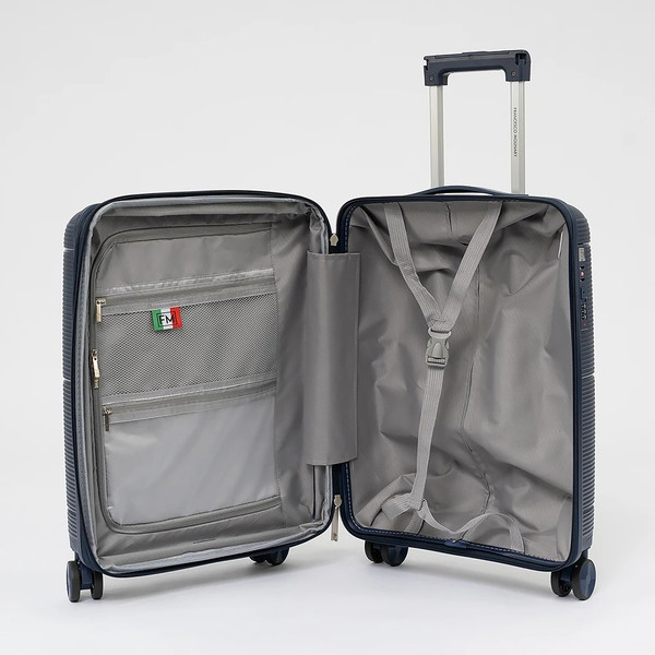 Изображение товара Чемодан на колесах Francesco Molinary 344-209/3-20DNV (темно-синий)