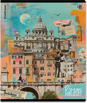 Изображение товара Тетрадь Erich Krause Roman Holiday / 52960 (48л, клетка)