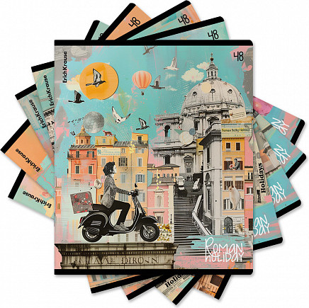 Изображение товара Тетрадь Erich Krause Roman Holiday / 52960 (48л, клетка)