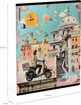 Изображение товара Тетрадь Erich Krause Roman Holiday / 52960 (48л, клетка)