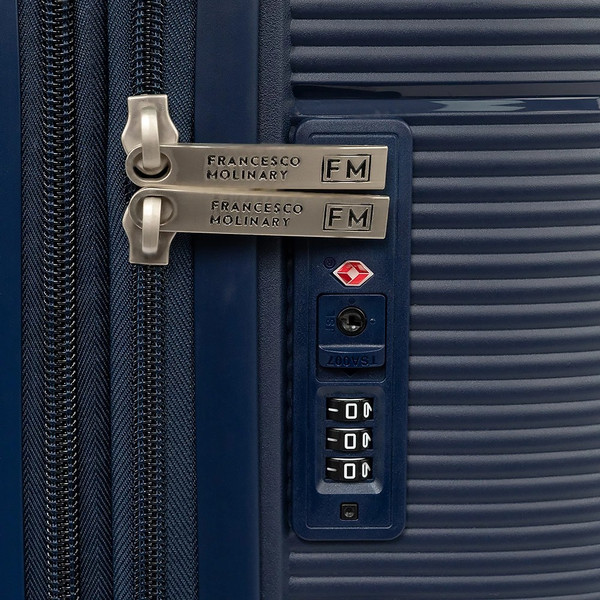 Изображение товара Чемодан на колесах Francesco Molinary 344-209/3-28DNV (темно-синий)