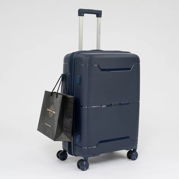 Изображение товара Чемодан на колесах Francesco Molinary 344-209/3-24DNV (темно-синий)