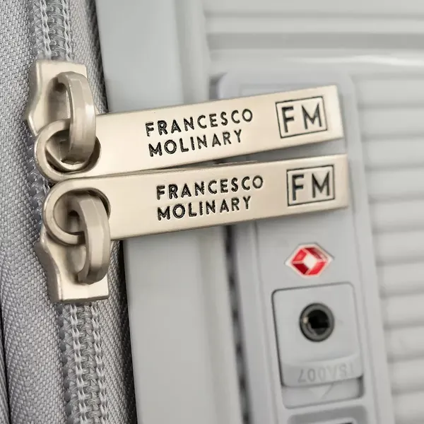 Изображение товара Чемодан на колесах Francesco Molinary 344-209/3-24SLV (серебристый)