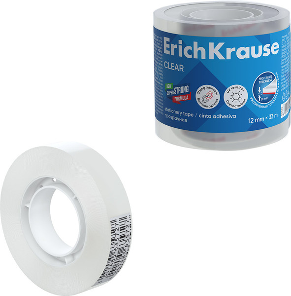 Изображение товара Скотч Erich Krause Clear / 63572 (4шт)