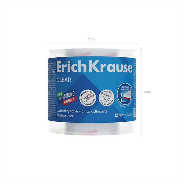 Изображение товара Скотч Erich Krause Clear / 63572 (4шт)