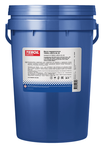 Изображение товара Индустриальное масло Teboil Larita Oil 68 / 3453807 (17кг)