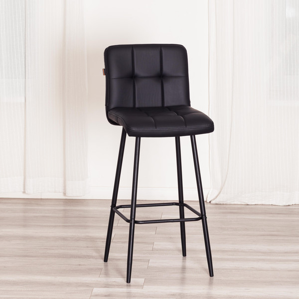 Изображение товара Стул барный Tetchair Medeo (экокожа/черный)