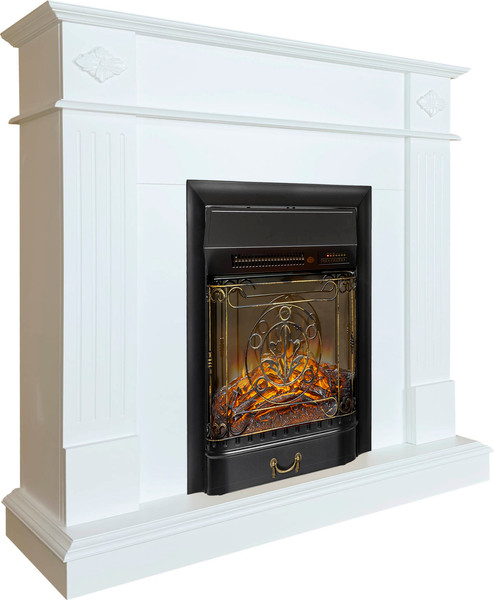 Изображение товара Каминокомплект Смолком Brighton STD-ASP Majestic FX M Black RC (белый ваниль)