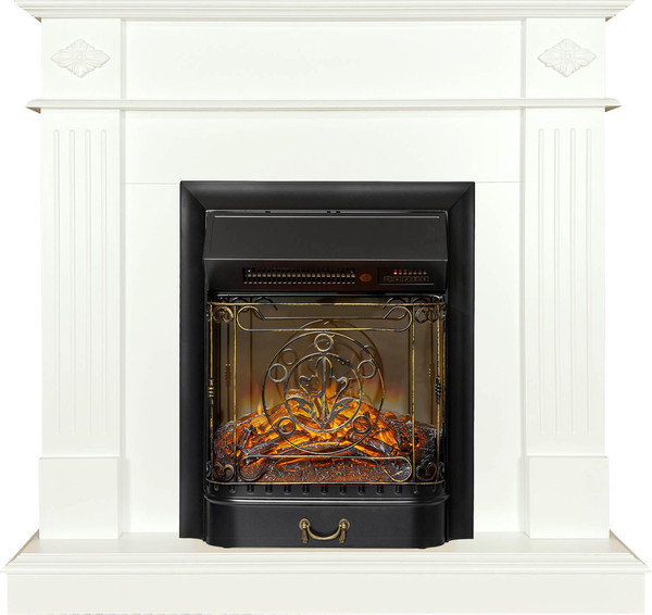Изображение товара Каминокомплект Смолком Brighton STD-ASP Majestic FX M Black RC (белый ваниль)