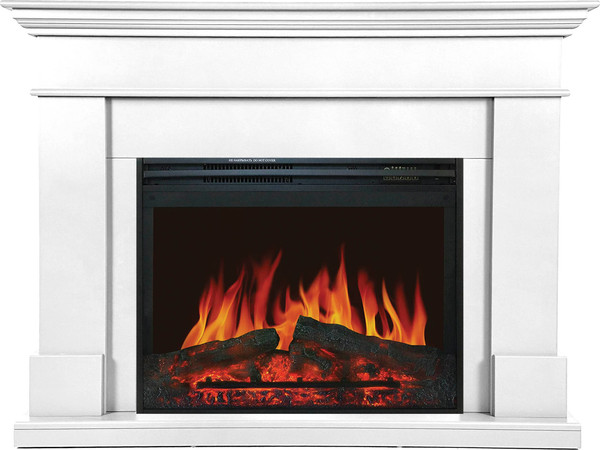 Изображение товара Каминокомплект Смолком California  MB/JUP/SYM26 Jupiter FX N Black (бьянко белый)