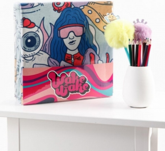 Изображение товара Комплект постельного белья Wake me Wake Дудлики 1.5сп 50x70 / 70708-1+70709-1