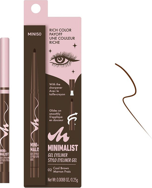 Изображение товара Карандаш для глаз Miniso Minimalist тон 02 / 9694