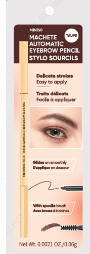 Изображение товара Карандаш для бровей Miniso Minimalist Machete 5727 (серо-коричневый)