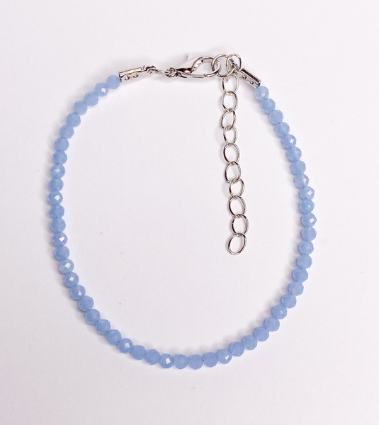 Изображение товара Браслет Wolves Кошачий глаз 5370 (голубой)