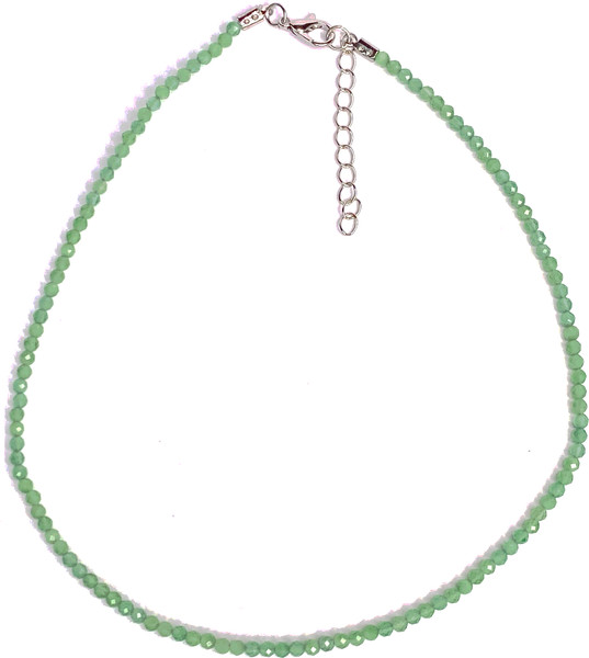 Изображение товара Бусы Wolves Кошачий глаз 5339 (зеленый)