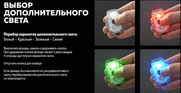 Изображение товара Фонарь Armytek Crystal Pro UV Grey / F10301GUV