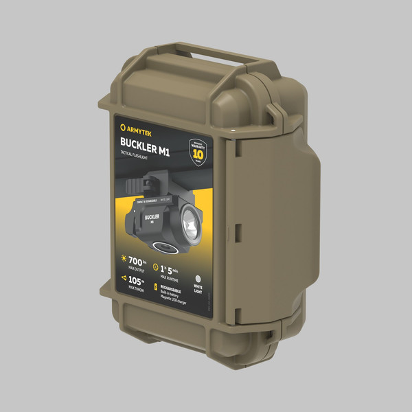 Изображение товара Фонарь Armytek Buckler M1 / F09301C (белый свет)