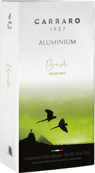 Изображение товара Кофе в капсулах Carraro Brasile All стандарт Nespresso / 150128 (10x5.5г)