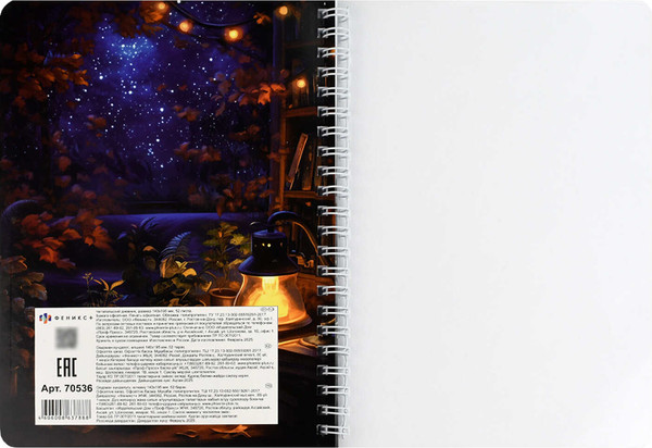 Изображение товара Дневник Феникс+ Читательский. Белочка за чтением / 70536