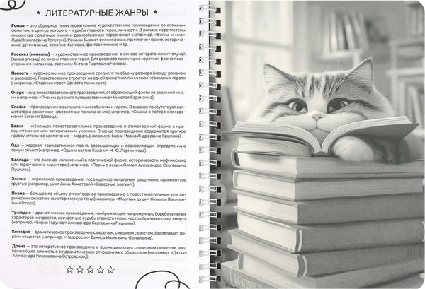 Изображение товара Дневник Феникс+ Читательский. Пушистый книголюб / 70538