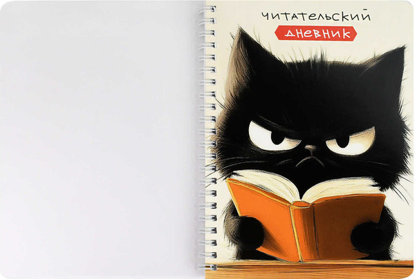 Изображение товара Дневник Феникс+ Читательский. Сердитый чтец / 70539