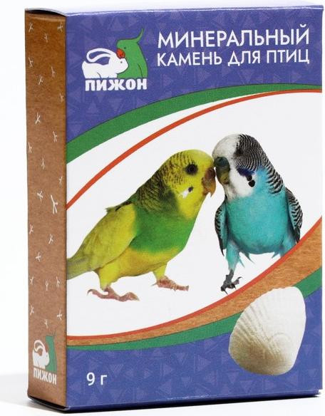 Изображение товара Минеральный камень для птиц Пижон Ракушка (9г)