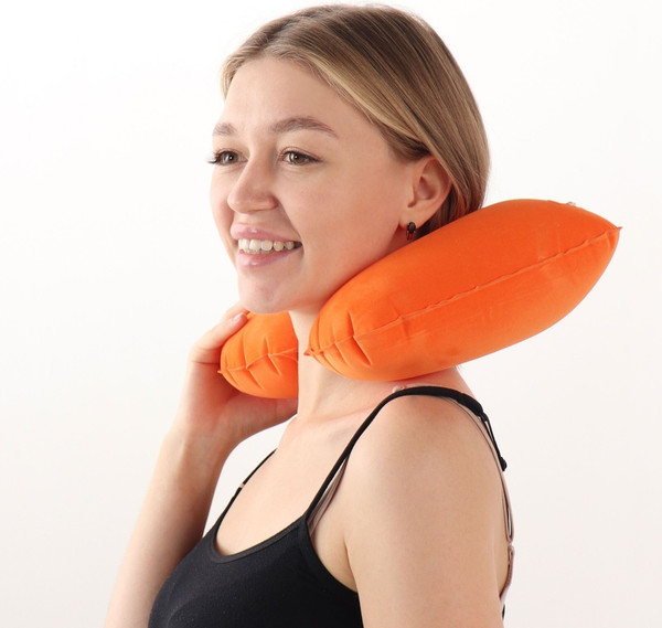 Изображение товара Подушка на шею Onlytop 135633 (оранжевый)