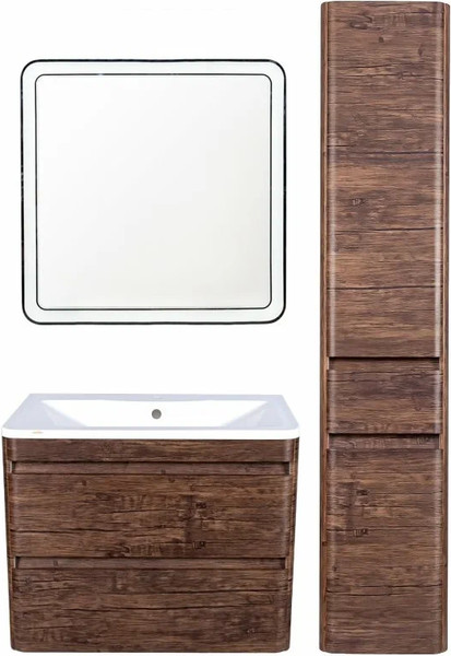 Изображение товара Зеркало Symbolite Атлантика 60x60 (с подсветкой и часами)