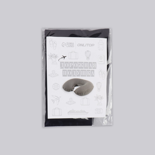 Изображение товара Подушка на шею Onlytop 4564197 (синий)