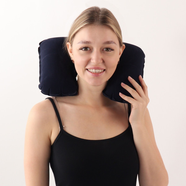 Изображение товара Подушка на шею Onlytop 4564197 (синий)