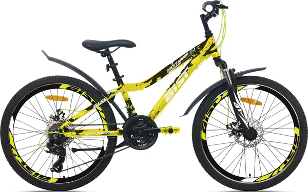 Изображение товара Велосипед AIST Rocky Junior 2.1 24 2024 (желтый, разобранный, в коробке)