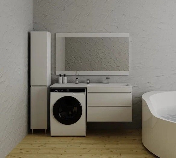 Изображение товара Зеркало Symbolite Даллас 110 Люкс (белый)