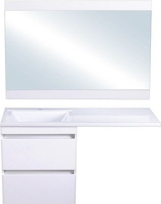 Изображение товара Зеркало Symbolite Даллас 110 Люкс (белый)