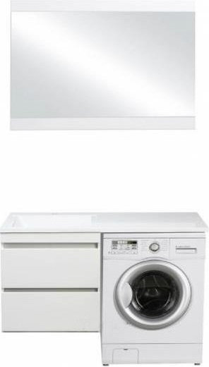 Изображение товара Зеркало Symbolite Даллас 130 Люкс (белый)