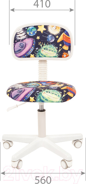 Изображение товара Кресло детское Chairman Kids 101 (белый пластик/нло)