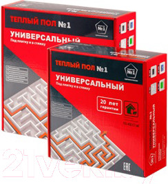 Изображение товара Теплый пол электрический Теплый пол №1 СТСП-1500-13.6
