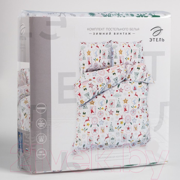 Изображение товара Комплект постельного белья Этель Зимний винтаж / 2588714