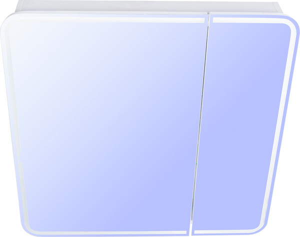 Изображение товара Шкаф с зеркалом для ванной Symbolite Каре 80x80 (с подсветкой, сенсор на зеркале)