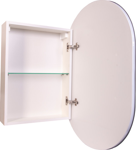 Изображение товара Шкаф с зеркалом для ванной Symbolite Каре Арка 60x90 (с подсветкой, сенсор на зеркале)