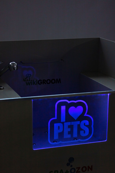 Изображение товара Ванна для животных wikiGROOM Stand SPA+Ozon / stand_ozon (голубой)