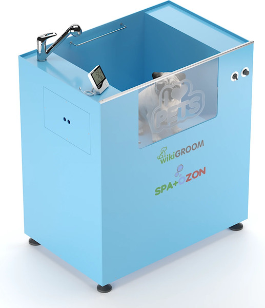 Изображение товара Ванна для животных wikiGROOM Stand SPA+Ozon / stand_ozon (голубой)