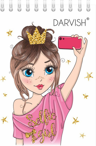 Изображение товара Блокнот Darvish для девочек / DV-13277 (60л)