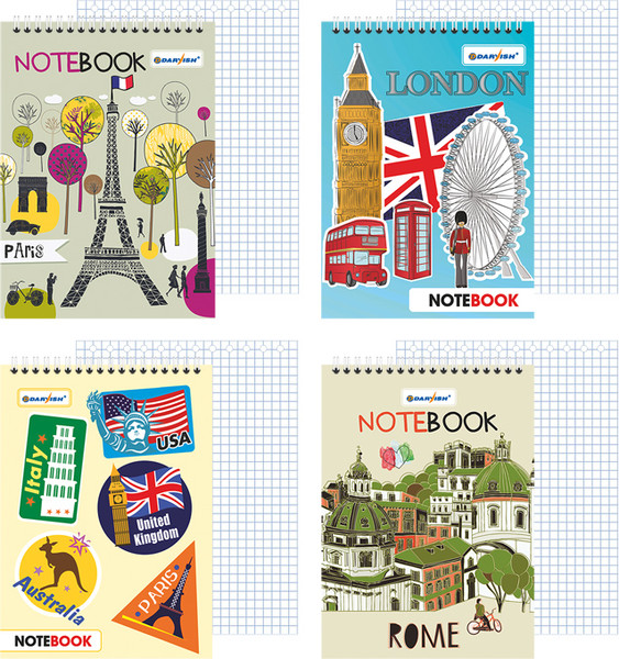 Изображение товара Блокнот Darvish Флаг / DV-5410 (48л)