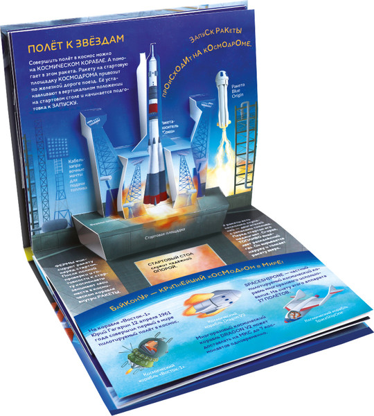 Изображение товара Книжка-панорамка Malamalama Почемучка. Космос, интегральная обложка (9785002301102)