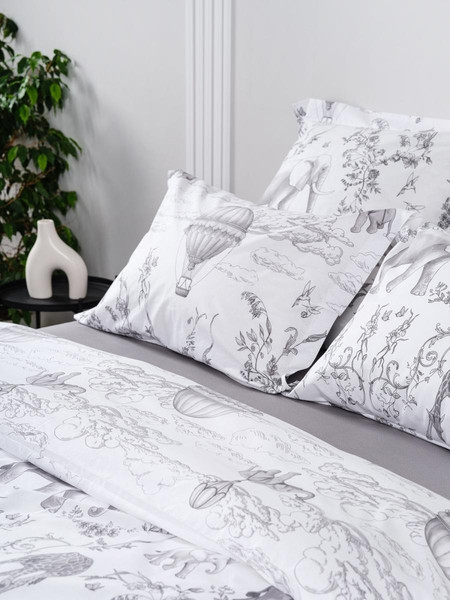 Изображение товара Комплект постельного белья Windslow Элифант 2сп Евро 50x70 / 20132-1+71141-15