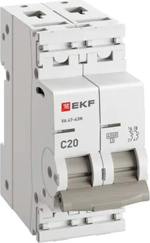 Изображение товара Выключатель автоматический EKF PROxima ВА 47-63N / M634220C