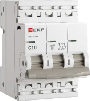 Изображение товара Выключатель автоматический EKF PROxima ВА 47-63N / M634310C