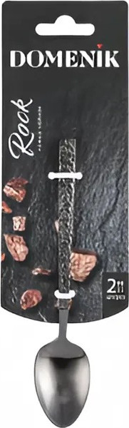 Изображение товара Набор чайных ложек Domenik Rock Black DMC032 (2шт)
